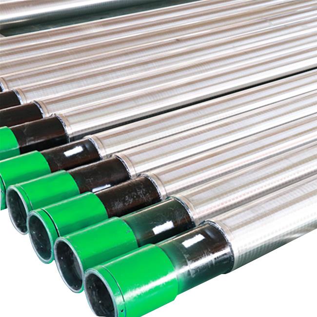 Oil Well Screen Pipe with J55 Based Pipe