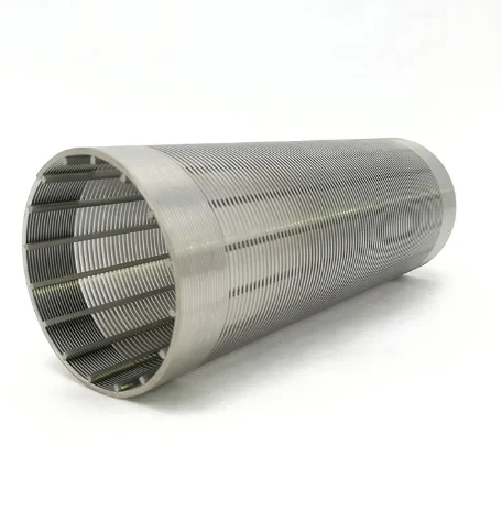 10 Micron Wedge Wire Tube Johnson Screen Slot Tube High Flow Rate Slotted Water Well Screen Pipe For Oil Water Separation Filter