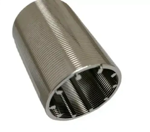 2023 Factory Price Wedge Wire Screen Tube Anti-cleaning Stainless Steel Winding Filter Element