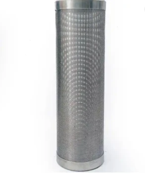 316 L Stainless Steel Cylindrical Mesh Filter/ Round 10'' Johnson V Wire Water Well Screen