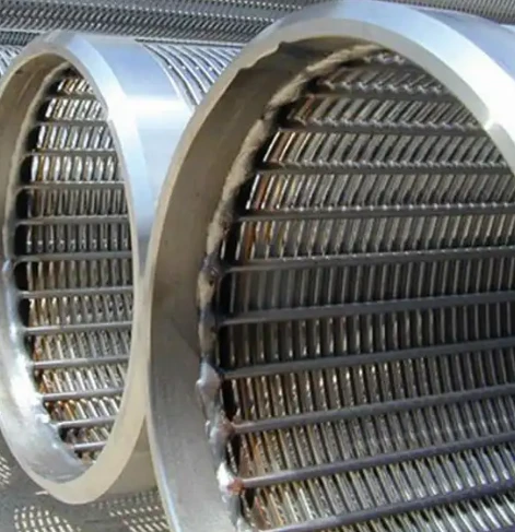 Custom Johnson Wedge Wire Sand Control Cartridge Tube Well Strainer Screen Filter Pipe For Paper Pulp