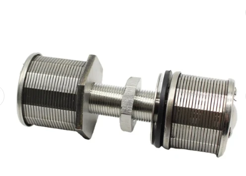 Factory 430 Stainless Steel Wedge Wire Nozzle Johnsons Filtering Screen Custom Filter Strainer Wedge Wire Mesh Screen