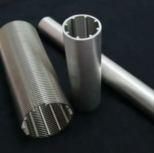 High Corrosion Resistance 2 5 Inches Stainless Steel Water Filtration Wedge Wire Wrapped Screen Pipe