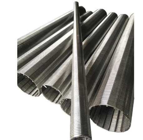 New Custom Wedge Wire Well Filter Johnson Tube 0.1mm 0.5mm 0.75mm Slot Stainless Steel Wire Screen