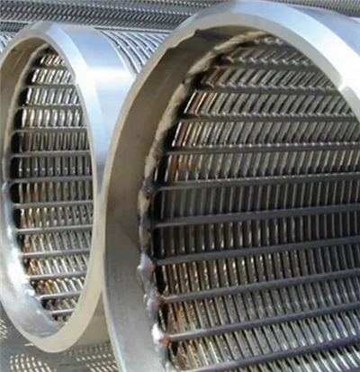 Custom Johnson Wedge Wire Sand Control Cartridge Tube Well Strainer Screen Filter Pipe For Paper Pulp