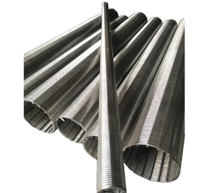 New Custom Wedge Wire Well Filter Johnson Tube 0.1mm 0.5mm 0.75mm Slot Stainless Steel Wire Screen
