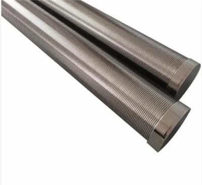 SS304 Stainless Steel Wedge Wire Pipe 0.04mm 40micron Water Filter Candle Type Johnson Screen Tube