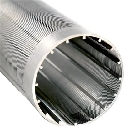 Stainless Steel 304 316 316L300micron Wedge Wire Johnson Slotted Screen V Shaped Water Well Screen Filter Pipe