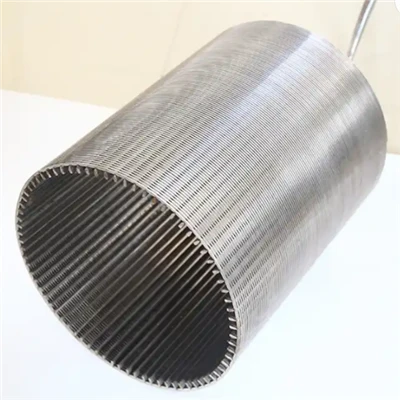 Stainless Steel Screen Johnson Well Screen Pipe Ss316 904l Wedge Wire Intake Screen