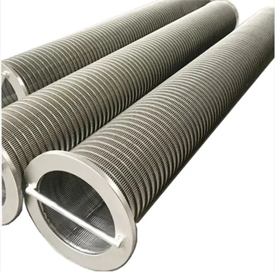Vee Shaped Stainless Steel 304 Wedge Wire Filter Wire Wound Slotted Casing Pipe