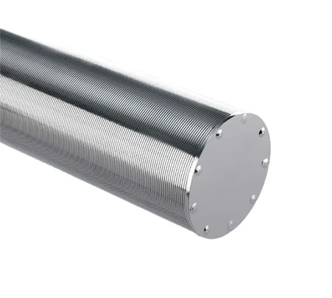 SS2205 SS2507 Wedge Wire Round Slotted Johnson Screen Sea Water Oil Well Filter Tube