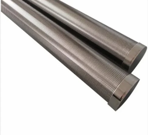 SS304 Stainless Steel Wedge Wire Pipe 0.04mm 40micron Water Filter Candle Type Johnson Screen Tube