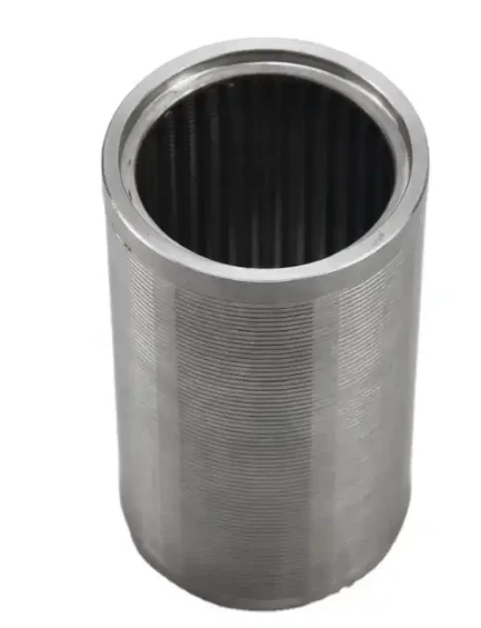 Stainless Steel 304 Johnson Wedge Wire Screen Basket For Pressure Screen Water Well Casing Screen Mesh Pipe