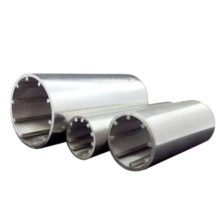 Micron Stainless Steel Johnson Screen Filter Wedge Wire Screen For Water Treatment