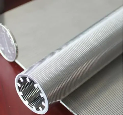 Dust Water Treatment 304 316 316L Stainless Steel Johnson Wedge Wire Screen/ Mine Sieve Screen