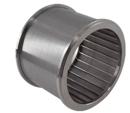 Dust Water Treatment Stainless Steel Johnson Wedge Wire Screen/ Mine Sieve Screen