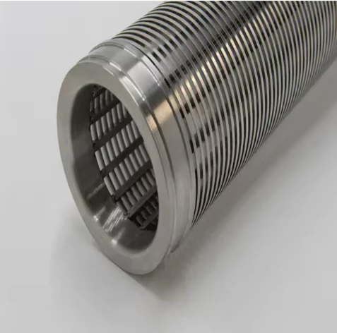 Metal Wedge Wire Filter Cartridge Filter Element For Paint Screen