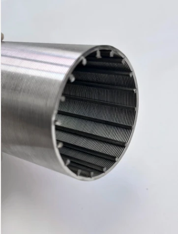 Stainless Steel Wedge Wire Filter Element Reversed Winding In-To-Out Screen Filter Tube For Environmental Industry