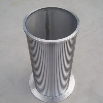 Stainless Steel Wedge Wire Mesh Johnson Filter Screen
