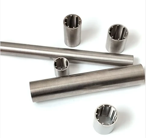 25 Micron Cylinder Slotted Sieve Stainless Steel Screen Pipe Johnson Tube Wedge Wire Scree