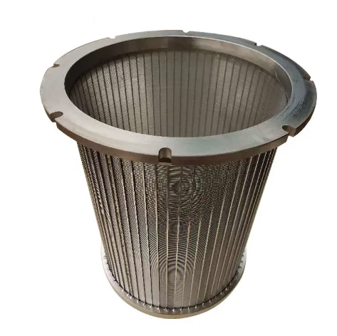 304 316 Centrifugal Screen Stainless Steel Filter Cylinders Self-cleaning Wedge Wire Screen