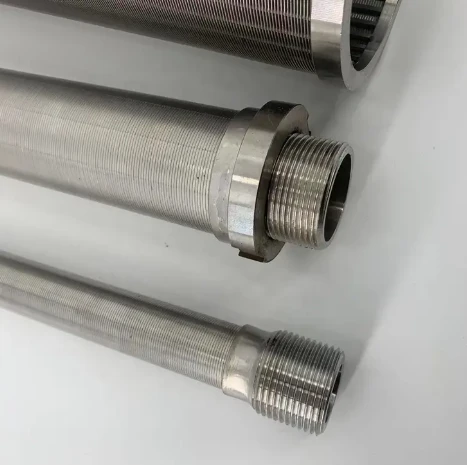 304 316L Stainless Steel Johnson Screen Wedge Wire Tube For Filter Elements