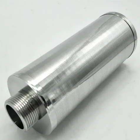 4" 6" 8" Diameter 304 Stainless Steel Wedge V Wire Pipe Johnson Wire Wrap Screen