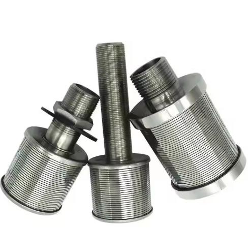 50 Micron Water Treatment Filter Nozzles SS Water Nozzle Strainer Johnson Wedge Wire Screen Pipe Tube