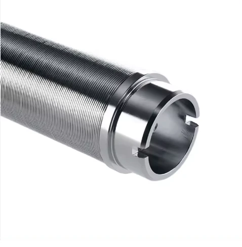 China Supply Stainless Steel 316L Wedge Wire Pipe Filter Element Screen Mesh Filter For Oil Well Filtration