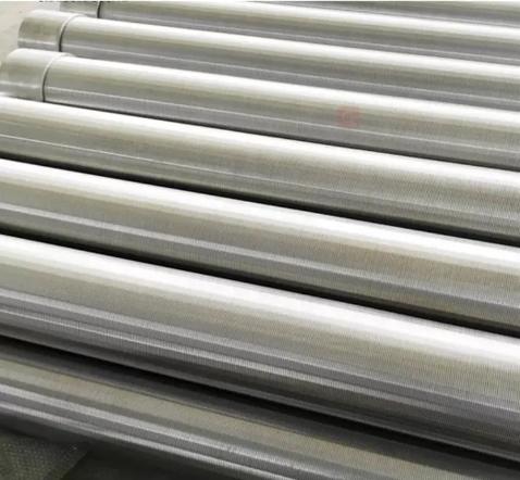 Continuous High Performance Stainless Steel Material Water Well Wedge Wire Screen