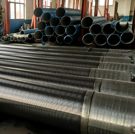 Continuous Machine Slotted Wire Wound Water Well Bore Screen Stainless Steel 316l