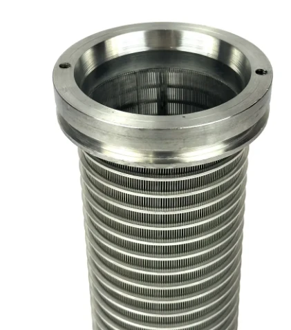 Custom Stainless Steel 304l/316l Material Johnson Vee Type Screen Pipe Wedge Filter Tube