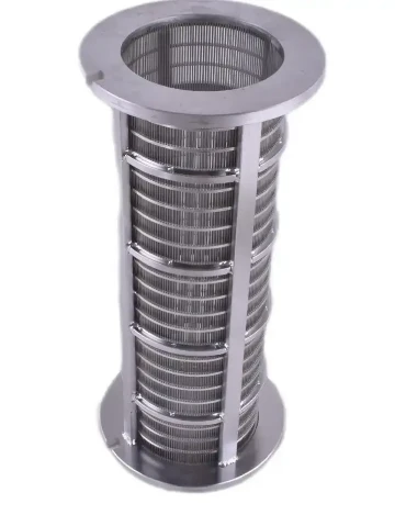 Customized Industrial SS304 316 Wedge Line Filter Element, Corrosive Liquid Wire Filter Tube, Wedge Screen Filter