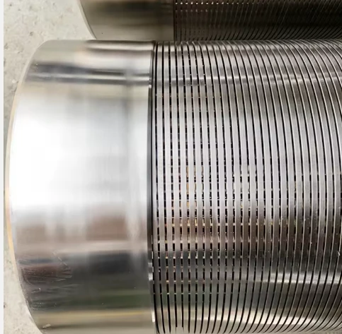 Deep Water Well Use AISI 304 Or 316 High Strength Open Area 20slot 40slot Gravel Filter Wedge Wire Water Well Casing Screen