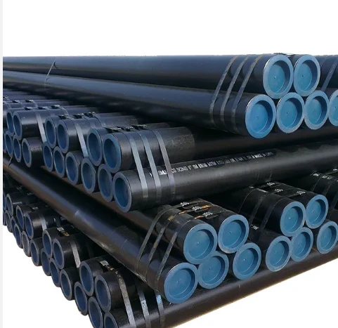 ERW Welded Steel Pipe API 5L Steel Electric Resistance Welded Pipe Price Production Line Carbon Steel Welded Pipe For Construct