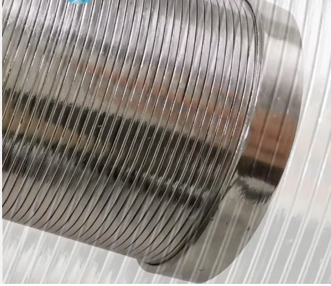 High Corrosion Resistance 6 Inches Stainless Steel Water Filtration Wedge Wire Wrapped Screen Pipe