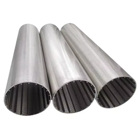 High Performance Custom Johnson Pipe Wedge Wire Wrapped Screen Wedge Wire Screen Panel