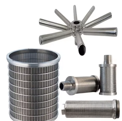 Industrial Filters Johnson Screen Tube Wedge Wire Screen Pipe Strainer Pipe