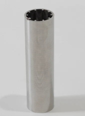25 Micron Stainless Steel Wedge Wire Mesh Screen Slot Screen Wedge Wire Filter Tube