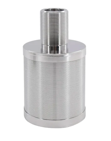 304 316 Stainless Steel Wedge Wire Screen Water Filter Nozzles For Liquid Solid Separation