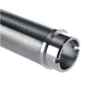 China Supply Stainless Steel 316L Wedge Wire Pipe Filter Element Screen Mesh Filter For Oil Well Filtration