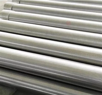 Continuous High Performance Stainless Steel Material Water Well Wedge Wire Screen