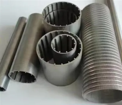 Stainless Steel 304l Wedge Wire Mesh Johnson Screen Basket Filter Strainer For Water Treatment