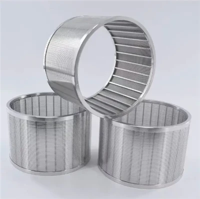 0.02mm SS304 Wedge Wire Solid Separator Centrifugal Screens For Drum Filter