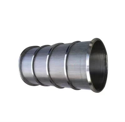 Large Diameter 304SS Welded V Type Tube Wedge Wire Johnson Screen