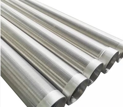 Manufacturer Of Wedge Filter Wire Wrapped Drum SS316L Johnson Stainless Steel Water Well Screens Made in China