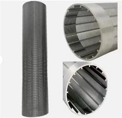 Oil And Water Well Wedge Wire Tube Slot Cartridge Vee Wire Wrapped Tube Sand Control Tube Filter