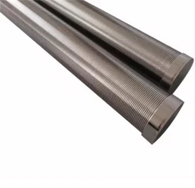 SS304 Stainless Steel Wedge Wire Pipe 0.025mm 25micron Water Filter Candle Type Johnson Screen Tube