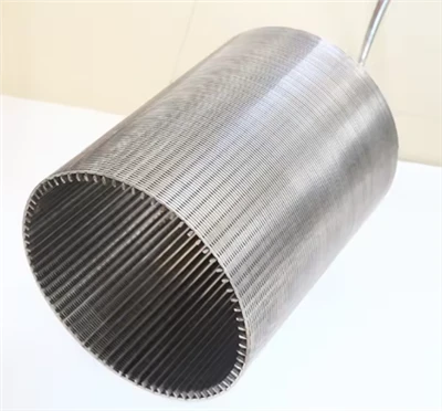 Stainless Steel 201 Screen Johnson Well Screen Pipe Wedge Wire Intake Screen