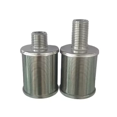 Water Filter Nozzles Wedge Wire Screen Stainless Steel Filter Nozzle Mesh Wedge Johnson Screen Tube